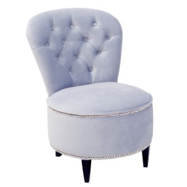 Wyjątkowy fotel w stylu glamour do sypialni CAPRI